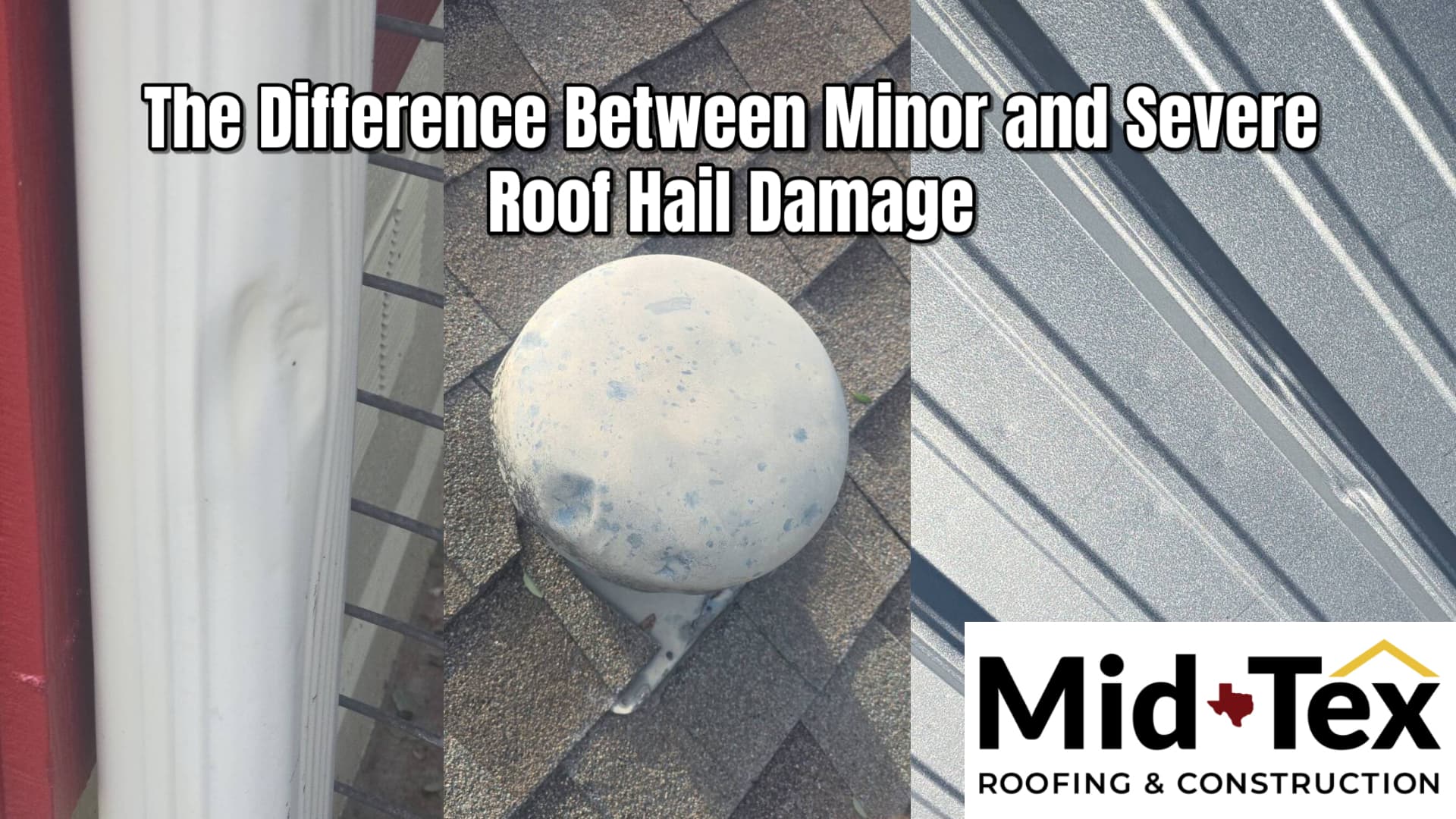 The Difference Between Minor and Severe Roof Hail Damage